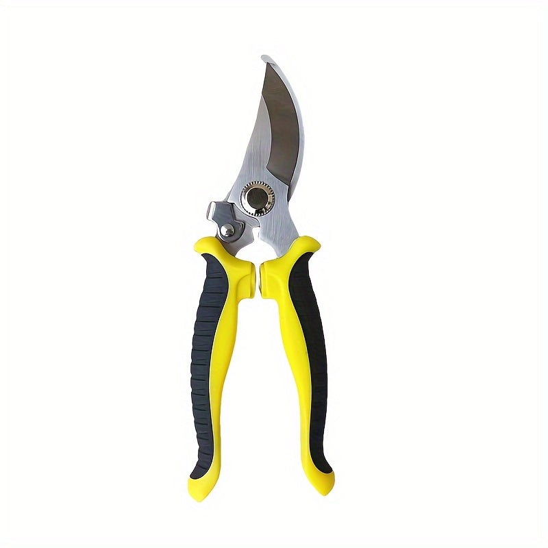 One set, branch scissors, stainless steel fruit scissors, multi-functional branch scissors, garden scissors, anti-slip, labor-saving, manual pruning scissors
