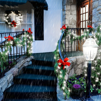 1pc, 50/100/200/300 LED Solar Light Outdoor Waterproof With 8 Modes Copper Wire Fairy Garland String Lights For Party Wedding Patio Garden Lawn Pathway Solar Power Lamp Christmas Decoration, Halloween Decorations Lights Outdo