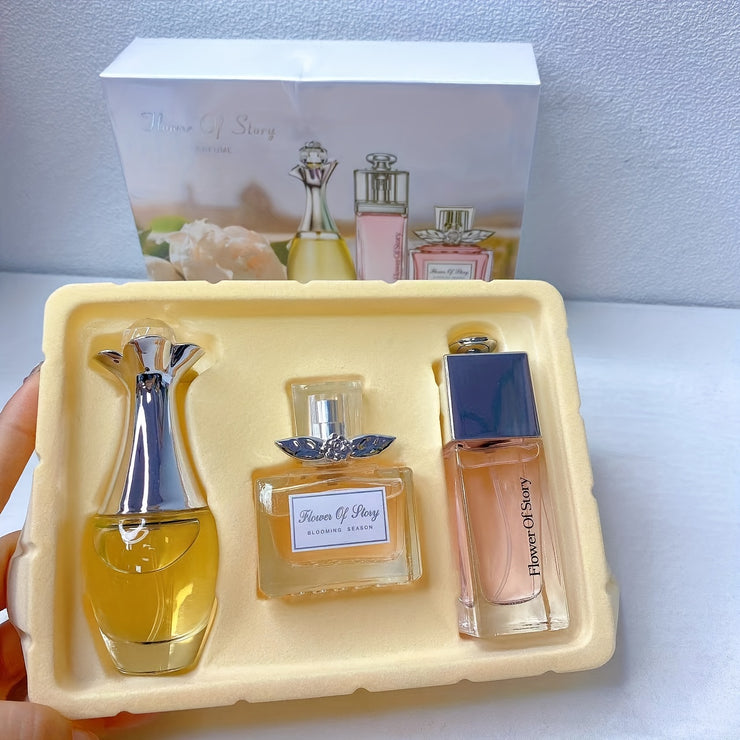 3pcs Refreshing Cedar Perfume Set for Women - Fragrance Women's, Long-Lasting, Light, Ideal for Dating, Party, Gift Giving, and Everyday Wear