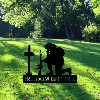 1pc, Soldiers Garden Ornament Patriotic Garden Stakes Fourth Of July Yard Art Deco Garden Stakes Soldiers Independence Day Statue Veterans Day Yard Ornament Outdoor Yard Lawn Patriotic Decoration