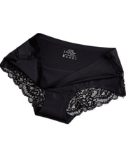 3pcs Breathable Comfortable, Lace Panty, Satin Panty, Lace Panty, Panty Smooth And Soft Lingerie