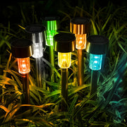 12 Pack Solar Outdoor Lights, Stainless Steel Solar Lights Outdoor Waterproof, LED Pathway Lights Outdoor Solar Lights Solar Garden Lights For Patio, Lawn, Yard And Landscape