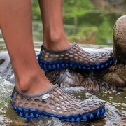 Breathable Unisex Garden Sandals - Non-Slip Summer Slides with Round Toe Design, Perfect for Outdoor Couples Wear