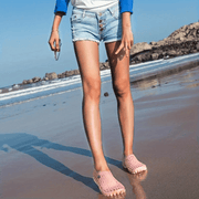 Breathable Unisex Garden Sandals - Non-Slip Summer Slides with Round Toe Design, Perfect for Outdoor Couples Wear