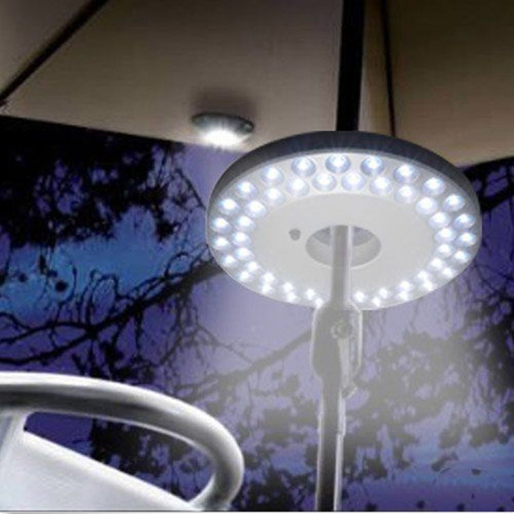 1pc Portable LED Umbrella Light - 48 Bright LEDs, Battery Powered, Waterproof, Compact, and Adjustable for Outdoor Camping, Beach, Tent, Patio, Garden, and Emergency Lighting Needs