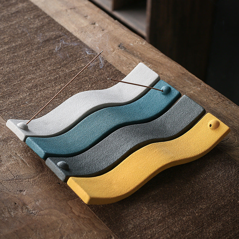 1pc, Handcrafted Ceramic Incense Stick Holder - Perfect Home Decor for Aromatherapy and Tea Ceremonies - Creative Gift for Lovers of Fragrance and Beauty