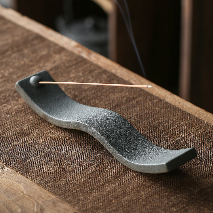 1pc, Handcrafted Ceramic Incense Stick Holder - Perfect Home Decor for Aromatherapy and Tea Ceremonies - Creative Gift for Lovers of Fragrance and Beauty