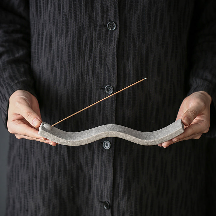 1pc, Handcrafted Ceramic Incense Stick Holder - Perfect Home Decor for Aromatherapy and Tea Ceremonies - Creative Gift for Lovers of Fragrance and Beauty