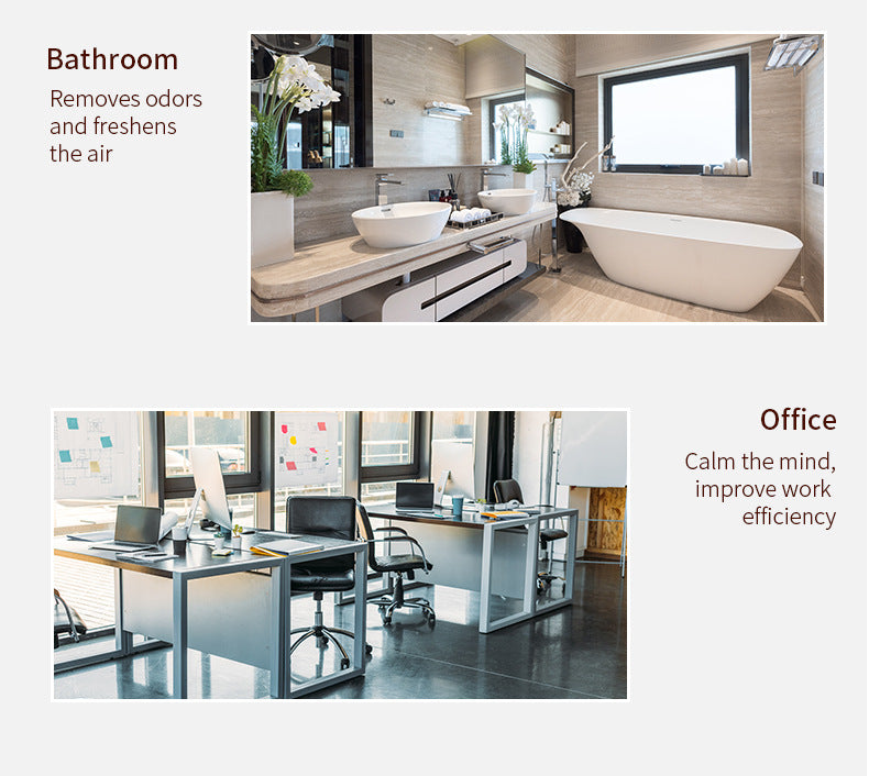 Aromatherapy Essential Oils For Aromatherapy Diffuser & Humidifier, Natural And Long-lasting Fragrance - Rose Petal, Jasmine, Lily Flower, Deep Ocean, White Tea, Freesia, Mint Leaf