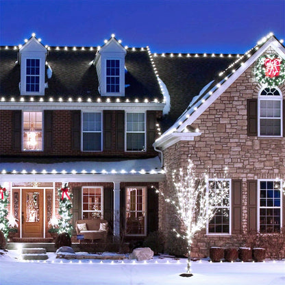 1pc, 50/100/200/300 LED Solar Light Outdoor Waterproof With 8 Modes Copper Wire Fairy Garland String Lights For Party Wedding Patio Garden Lawn Pathway Solar Power Lamp Christmas Decoration, Halloween Decorations Lights Outdo