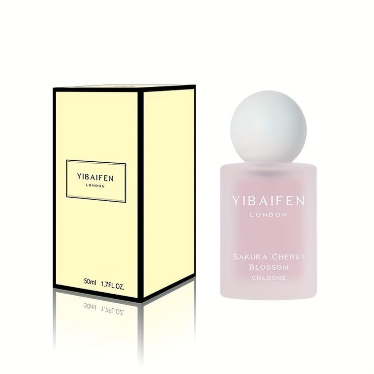 1.7FL.OZ. Honey Peach Cherry Blossom Perfume Spray - Long-Lasting, Natural Fragrance for Women, Parfum Cologne with Floral Notes - Cruelty-Free, Vegan-Friendly