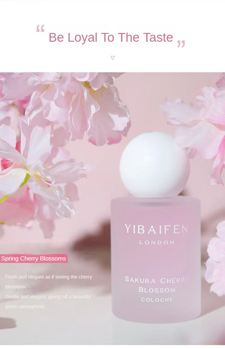 1.7FL.OZ. Honey Peach Cherry Blossom Perfume Spray - Long-Lasting, Natural Fragrance for Women, Parfum Cologne with Floral Notes - Cruelty-Free, Vegan-Friendly