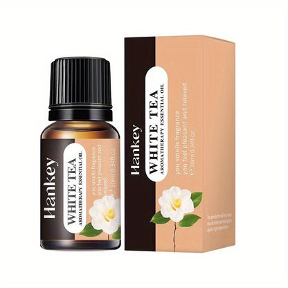 Aromatherapy Essential Oils For Aromatherapy Diffuser & Humidifier, Natural And Long-lasting Fragrance - Rose Petal, Jasmine, Lily Flower, Deep Ocean, White Tea, Freesia, Mint Leaf