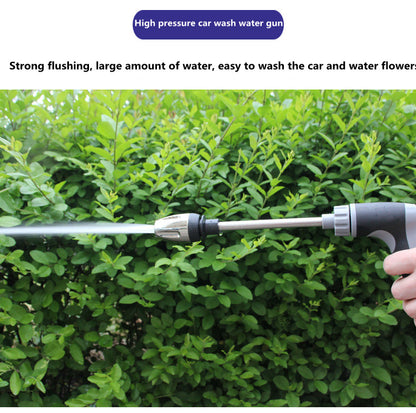1pc Portable High Pressure Water Gun, Car Washer Garden Watering Hose Water Spray Foam Nozzle For Cars, Home, Garden Use