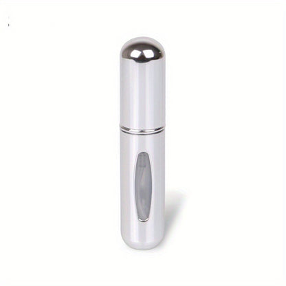 1pc,Mini Travel Perfume Refillable Atomizer, Solid Portable Perfume Spray Bottle, Travel Perfume Scent Pump Case Fragrance Empty Container Spray Bottle For Traveling And Outgoing,5ml