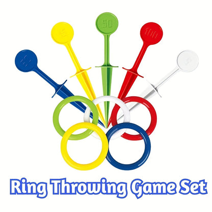 Fun Outdoor Sports Game Set for Kids & Adults - Rainbow Throwing Rings for Beach, Garden, Lawn & Backyard! Christmas, Halloween, Thanksgiving gifts
