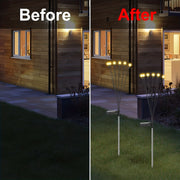 6/8/10 Lights Solar Lawn Lamp Garden Lamp, LED Wind-driven Firefly Ground Plug Lamp, Garden Ramadan Decoration Festival Lamp