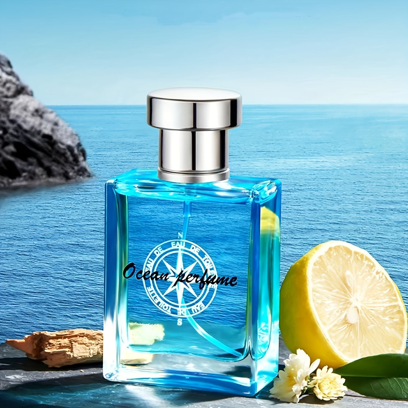 50ml Ocean Pheromones Cologne - Long-Lasting, Light, Fresh, Natural Fragrance for Men, Perfect for Dating, Party, and Gift-Giving, 1.7 Fl. Oz. Eau De Toilette Spray