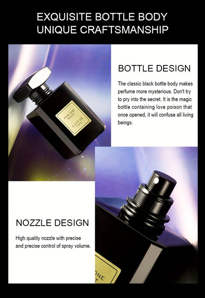 1pc Vanilla Jasmine Coffee Perfume Spray - Long-Lasting EDP Oriental Cuisine Fragrance for Women, Seductive Scent for One Night, 55ml/1.9fl oz Bottle