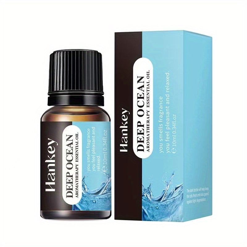 Aromatherapy Essential Oils For Aromatherapy Diffuser & Humidifier, Natural And Long-lasting Fragrance - Rose Petal, Jasmine, Lily Flower, Deep Ocean, White Tea, Freesia, Mint Leaf