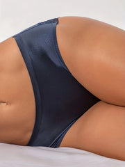 3pcs Breathable Comfortable, Lace Panty, Satin Panty, Lace Panty, Panty Smooth And Soft Lingerie