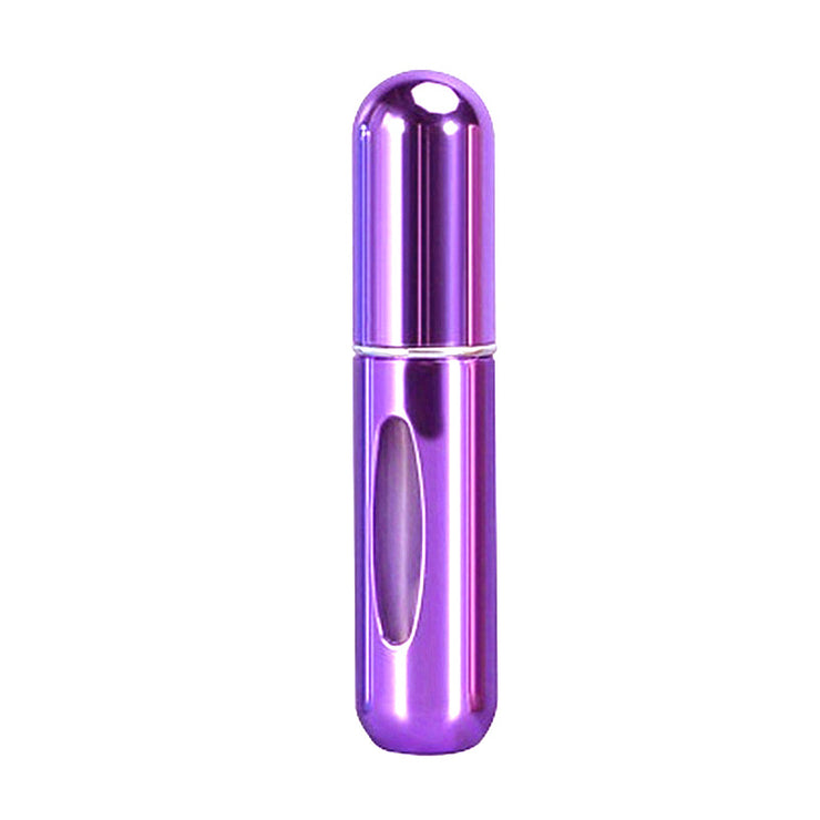 1pc,Mini Travel Perfume Refillable Atomizer, Solid Portable Perfume Spray Bottle, Travel Perfume Scent Pump Case Fragrance Empty Container Spray Bottle For Traveling And Outgoing,5ml