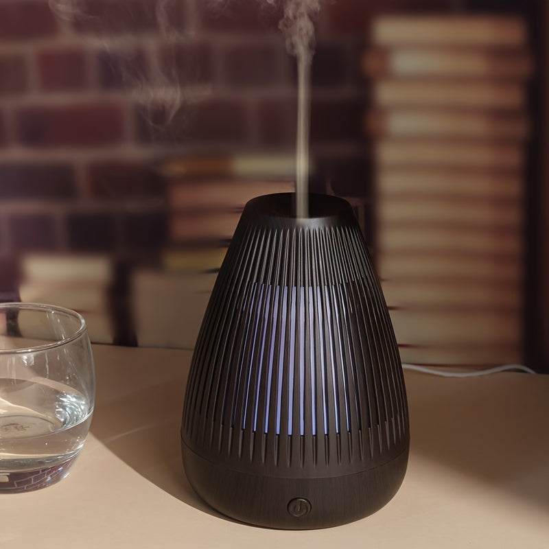 1pc Aroma diffuser Portable USB Humidifier with Color Flame Night Light and Aroma Diffuser - Enhance Your Sleep and Relaxation with Soothing Moisture and Fragrance