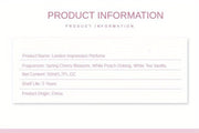 1.7FL.OZ. Honey Peach Cherry Blossom Perfume Spray - Long-Lasting, Natural Fragrance for Women, Parfum Cologne with Floral Notes - Cruelty-Free, Vegan-Friendly