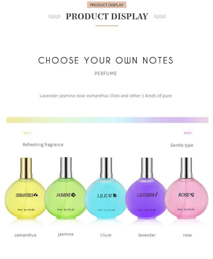Women's Perfume, Fresh Flower Lasting Fragrance, Romantic Long-Lasting Eau De Parfum
