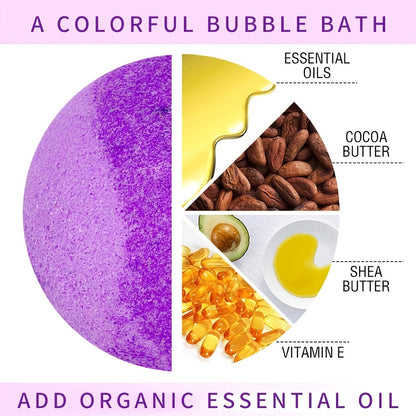 Bath Bombs Gift Set - 12 Handmade Fizzies for Women - Perfect for Bubble & Spa Bath- Essential and Fragrance Oils for Moisturizing Dry Skin - Unique Birthday & Beauty Products, Pack of 12