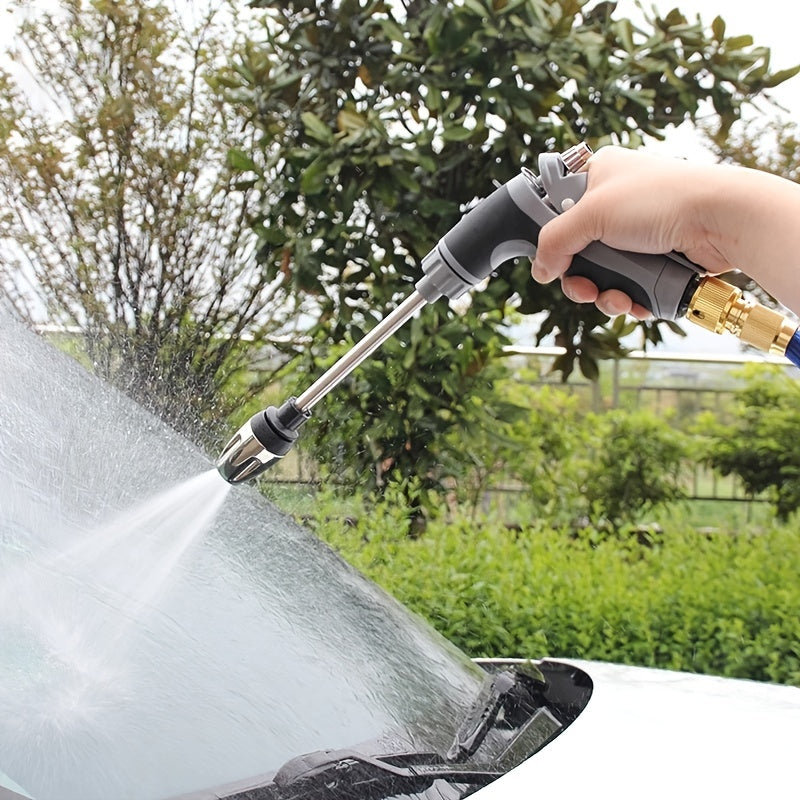 1pc Portable High Pressure Water Gun, Car Washer Garden Watering Hose Water Spray Foam Nozzle For Cars, Home, Garden Use