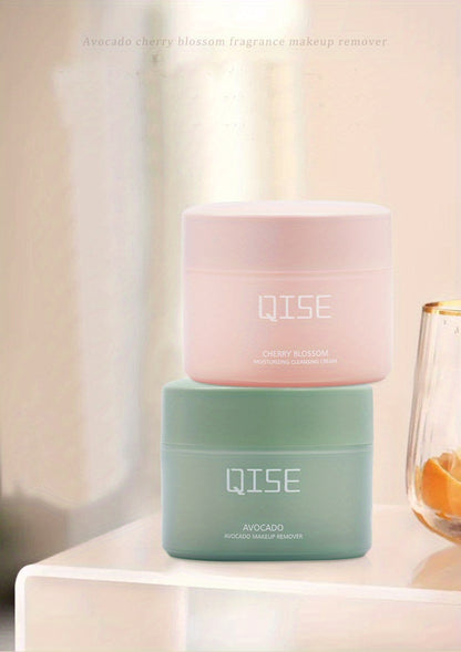 Natural Fruity Makeup Remover, Avocado, Cherry Blossom Fragrance, Refreshing And Clean, Non Irritating, Efficient And Fast Cleansing Cream