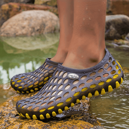 Breathable Unisex Garden Sandals - Non-Slip Summer Slides with Round Toe Design, Perfect for Outdoor Couples Wear