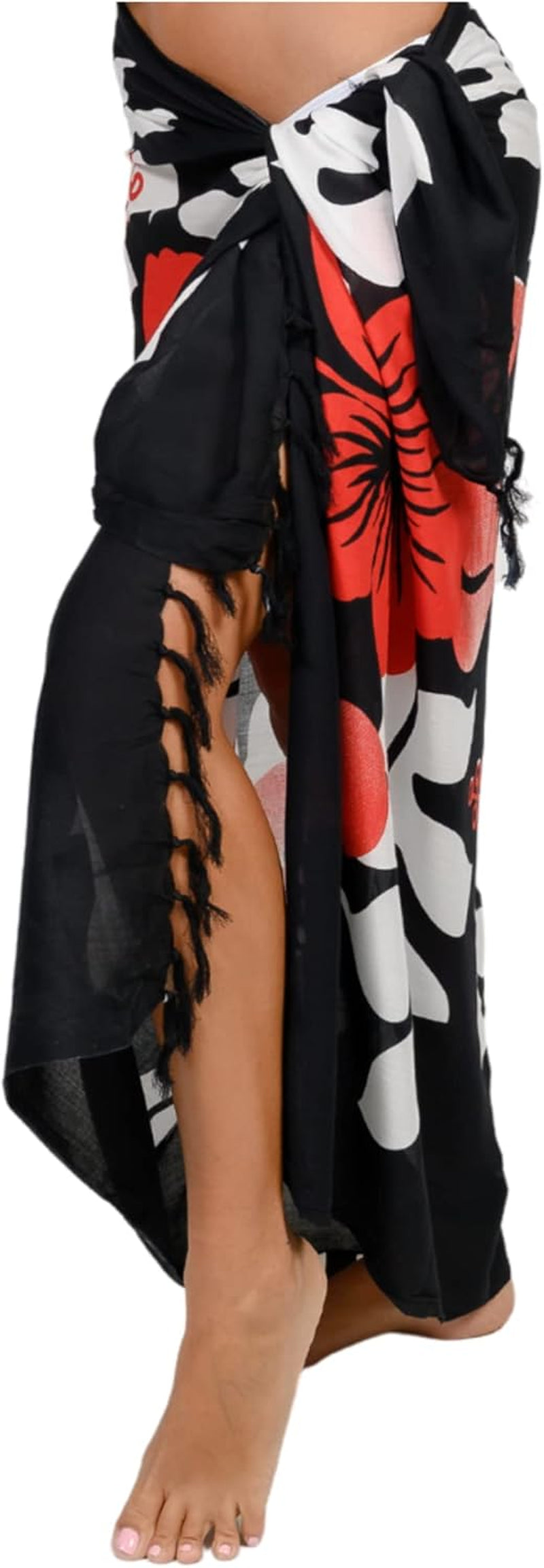 Sarong Bathing Suit Cover up for Women – Long Pareo Beach Wraps, Swimsuit Coverup Skirt, Stylish Bikini Cover Up