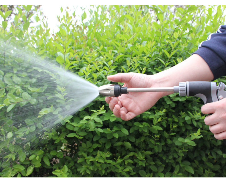 1pc Portable High Pressure Water Gun, Car Washer Garden Watering Hose Water Spray Foam Nozzle For Cars, Home, Garden Use