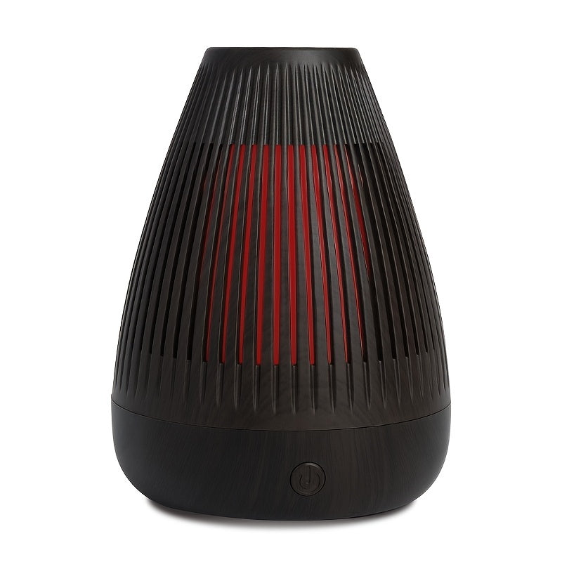 1pc Aroma diffuser Portable USB Humidifier with Color Flame Night Light and Aroma Diffuser - Enhance Your Sleep and Relaxation with Soothing Moisture and Fragrance