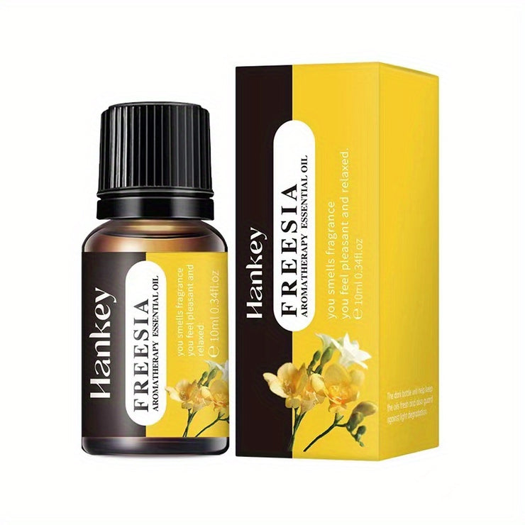Aromatherapy Essential Oils For Aromatherapy Diffuser & Humidifier, Natural And Long-lasting Fragrance - Rose Petal, Jasmine, Lily Flower, Deep Ocean, White Tea, Freesia, Mint Leaf