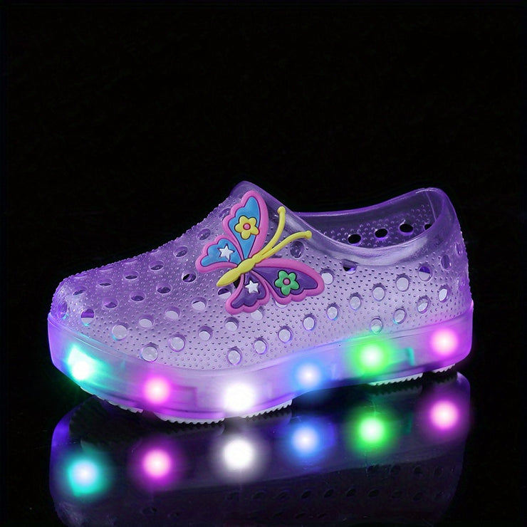 Boys Girls Clogs With Charms, Garden Shoes, Comfortable Lightweight Hollow Out Sandals, Spring And Summer