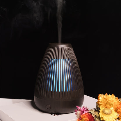 1pc Aroma diffuser Portable USB Humidifier with Color Flame Night Light and Aroma Diffuser - Enhance Your Sleep and Relaxation with Soothing Moisture and Fragrance