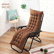 1pc Plush Lounger Recliner Chair Cushion Replacement - Soft, Water-Resistant, and Durable for Outdoor Garden Bench Seat Home Decor - Easy to Clean and Install