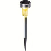 1 pack/ 8 pack/10 pack/12 pack Solar Powered Stainless Steel LED Landscape Lights, Outdoor Pathway Lights for Garden, Patio, Lawn - 1 Pack/8 Pack/10 Pack/12 Pack