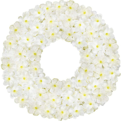 1pc 180CM/5.9ft Artificial Sakura, Fake Flowers Vine For Wedding Garden, Fake Rose Home Party Decoration Christmas Bridal Fake Silk Scrapbook Plants