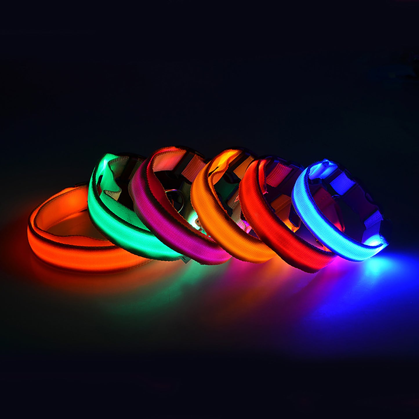 Light Up the Night with a LED Dog & Cat Collar - Perfect for Outdoor Walks!