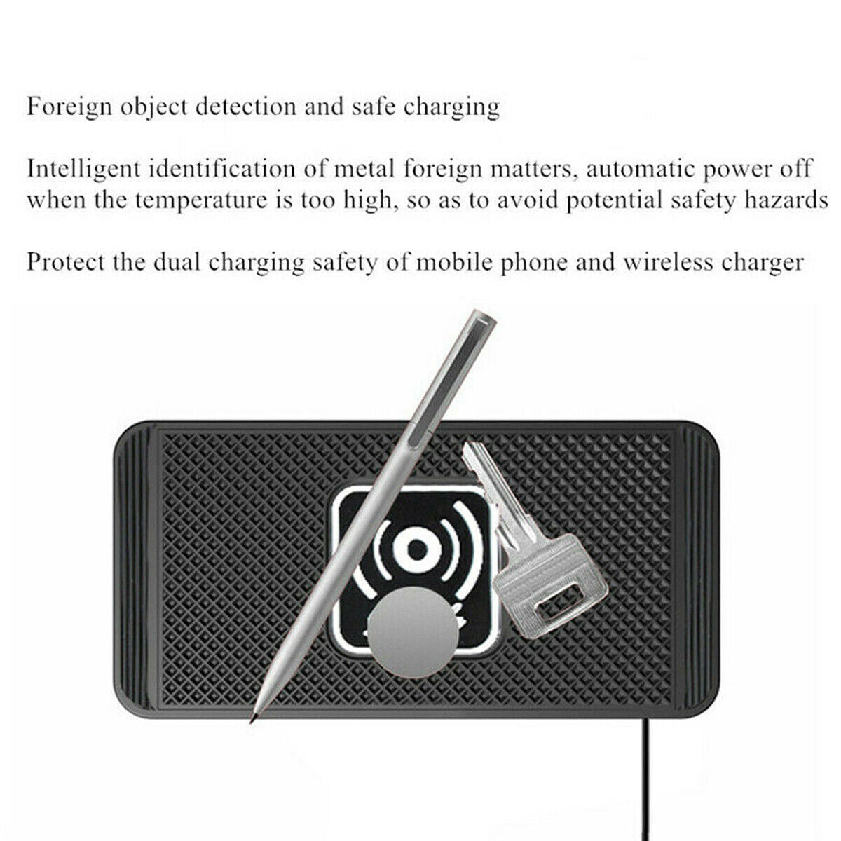 15W Automatic Wireless Car Charger - Fast Charging Pad for Apple, Huawei, Samsung Phones with Quick Alignment, Safe Charging, and Compact Design!