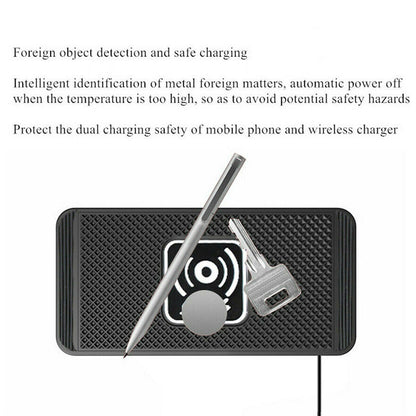 15W Automatic Wireless Car Charger - Fast Charging Pad for Apple, Huawei, Samsung Phones with Quick Alignment, Safe Charging, and Compact Design!