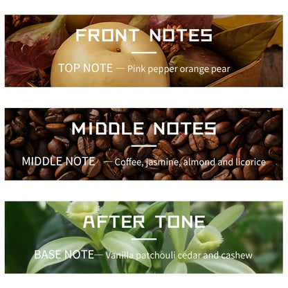 1pc Vanilla Jasmine Coffee Perfume Spray - Long-Lasting EDP Oriental Cuisine Fragrance for Women, Seductive Scent for One Night, 55ml/1.9fl oz Bottle