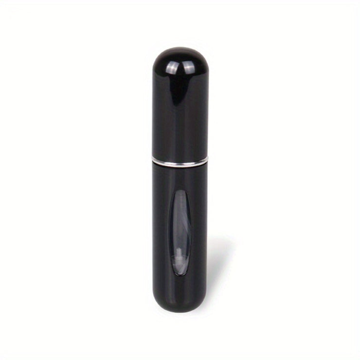 1pc,Mini Travel Perfume Refillable Atomizer, Solid Portable Perfume Spray Bottle, Travel Perfume Scent Pump Case Fragrance Empty Container Spray Bottle For Traveling And Outgoing,5ml