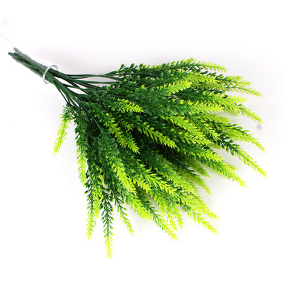 4 Bundles of UV-Resistant Artificial Lavender Flowers - Perfect for Garden, Porch, and Window Box Decorations!