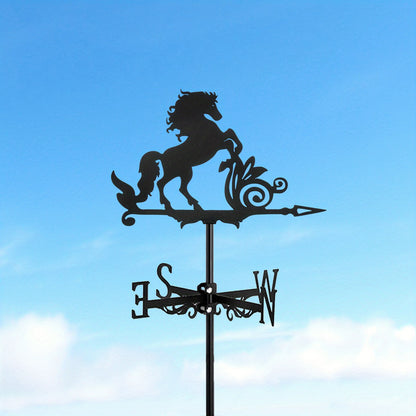 1pc, New Metal Animal Horse Wind Sign, Vertical Decorative Roof Wind Sign Garden Yard Decoration, For Roof Garden, Garden Shed, Home, Fence Column, Greenhouse, Barn Or S Hed Wind Sign