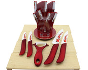 Printed Ceramic Knife Four-piece Kitchen Fruit Knife Set